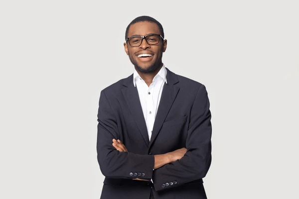 happy african american young businessman 600nw 1470743381